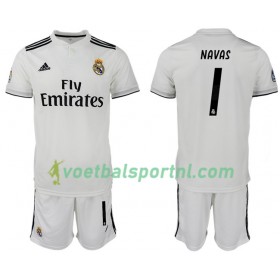 Real Madrid NAVAS 1 Kind Thuis Tenue 2018-19
